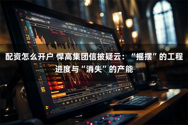 配资怎么开户 悍高集团信披疑云：“摇摆”的工程进度与“消失”的产能